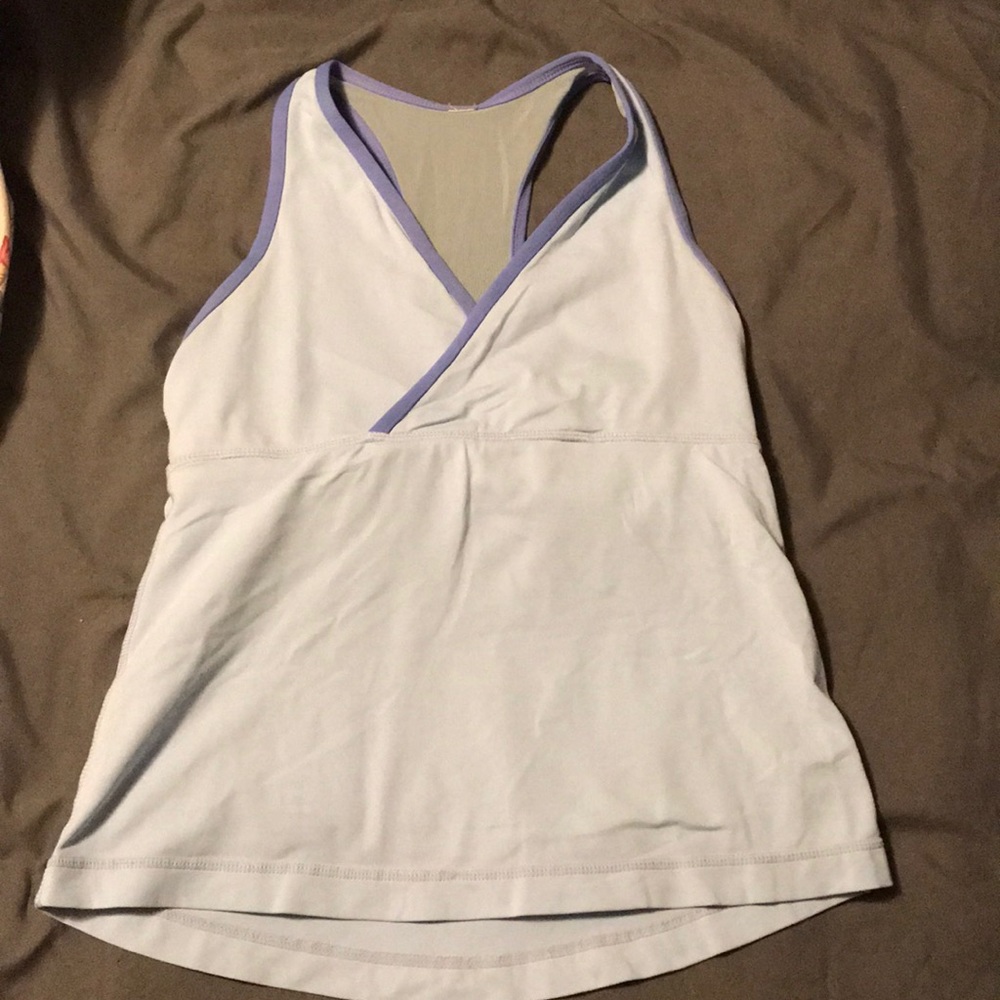 Lulu lemon cross front tank EUC